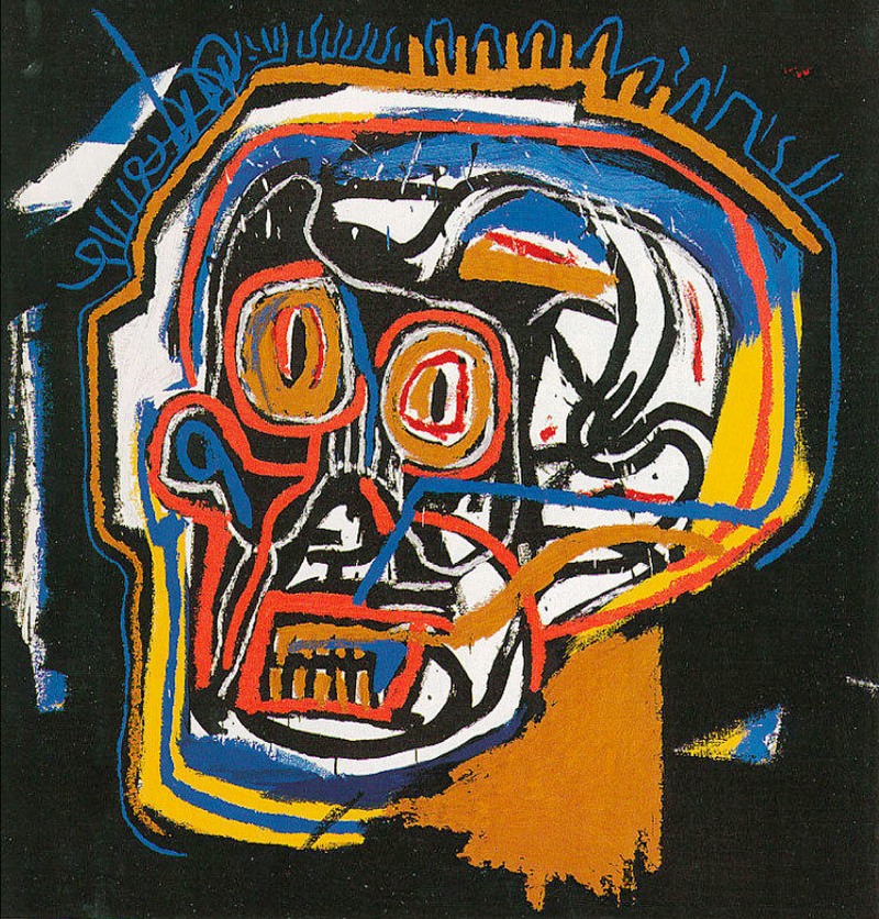 UNTITLED HEAD 1983 BY JEAN-MICHEL BASQUIAT