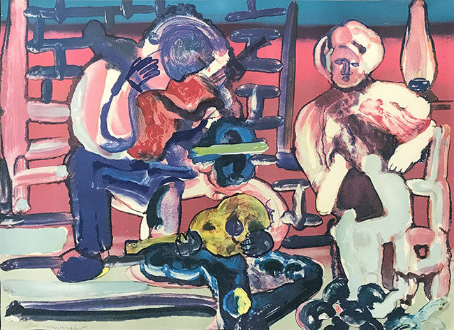 Louisiana Serenade by Romare Bearden by Artists Misc., 1979 lithograph