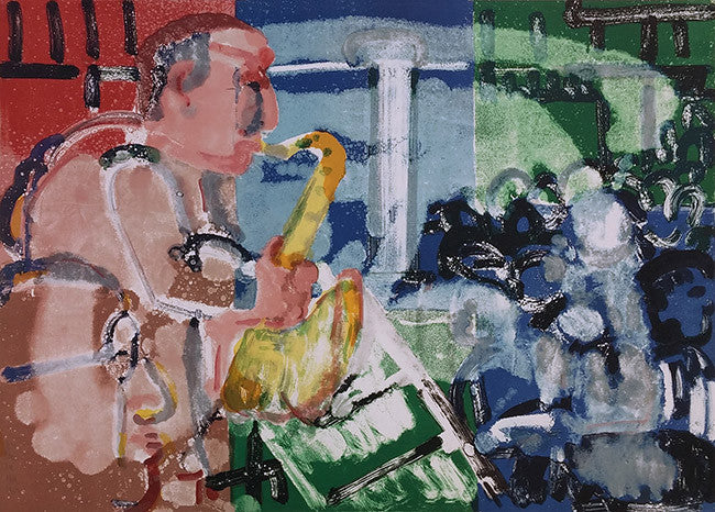 Stomp Time by Romare Bearden by Artists Misc., 1979 lithograph