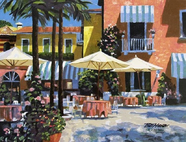 Inn at Lake Garda by Howard Behrens, 2004 serigraph