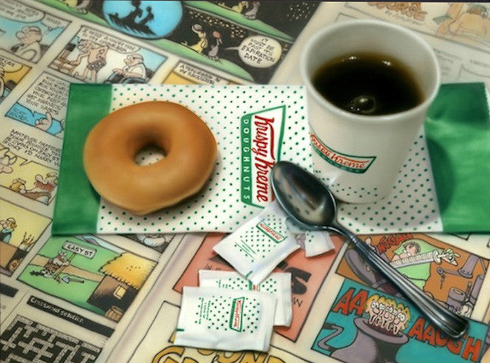 Krispy Kreme by Doug Bloodworth, giclee on canvas
