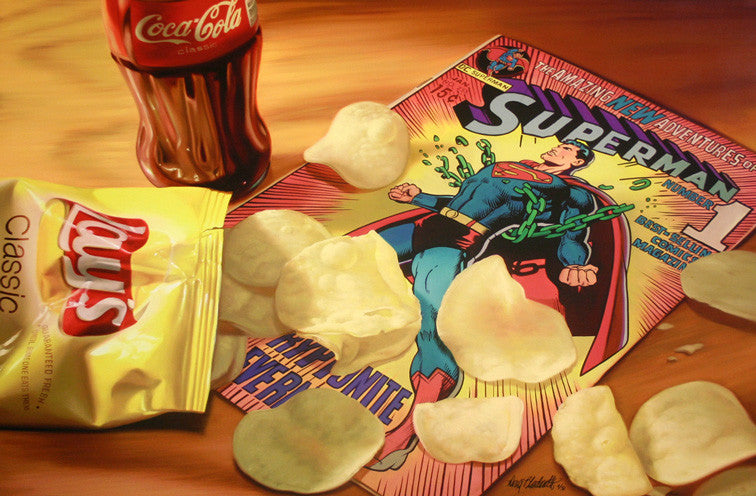 Superchip by Doug Bloodworth, 2010 giclee, on canvas