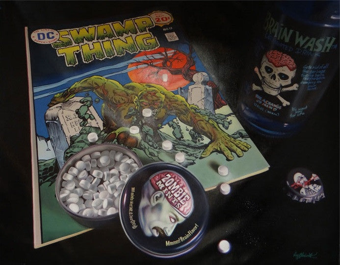 Swamp Thing by Doug Bloodworth, 2013 giclee on canvas