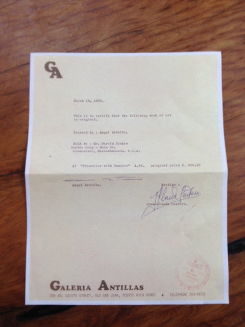 FRANCOISE WITH HAMSTER BY ANGEL BOTELLO