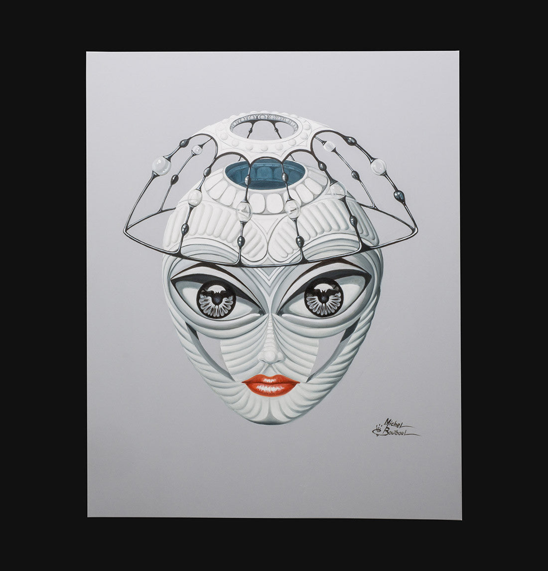 The Bat by Michel Boutboul, 2015 oil on canvas