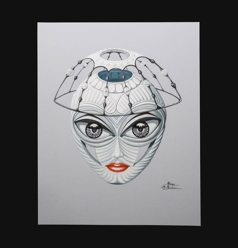The Bat by Michel Boutboul, 2015 oil on canvas