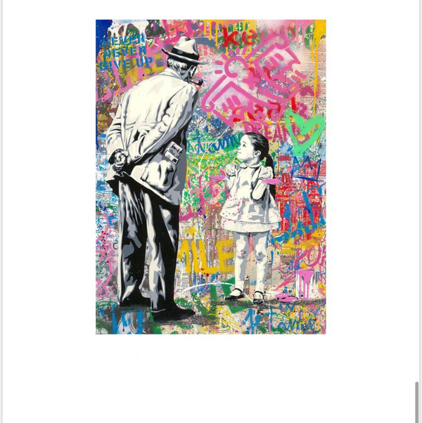 CAUGHT RED HANDED (ORIGINAL) BY MR. BRAINWASH (30 X 22.5 INCHES)