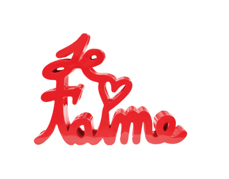 JE T'AIME (RED) SCULPTURE BY MR BRAINWASH
