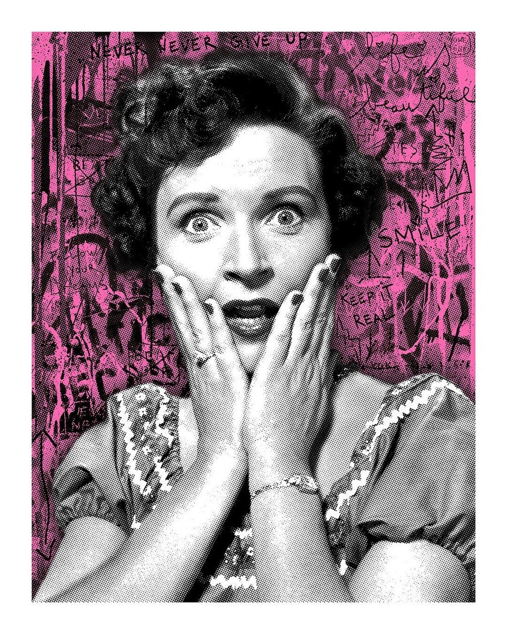 Golden Girl (Bette White) by Mr. Brainwash, 2022 2 color screen print