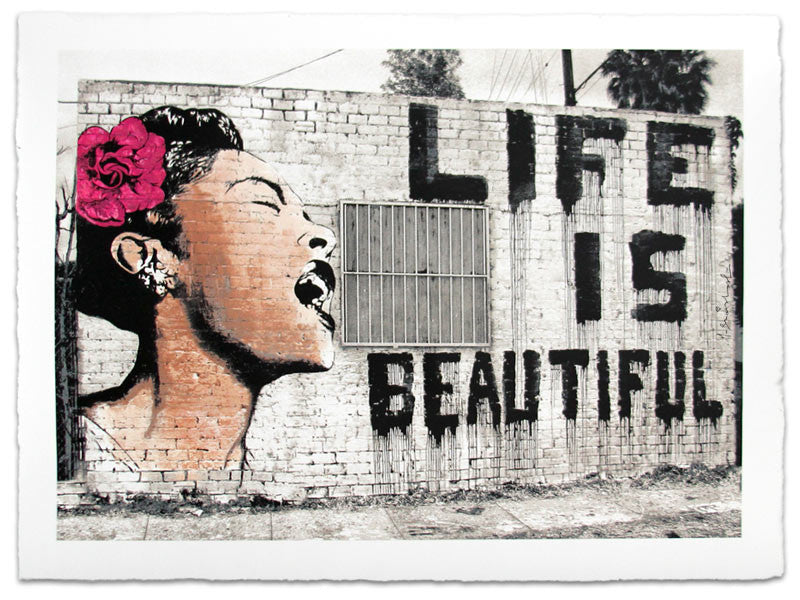 Billie Is Beautiful by Mr. Brainwash, 2017 10 color screen print