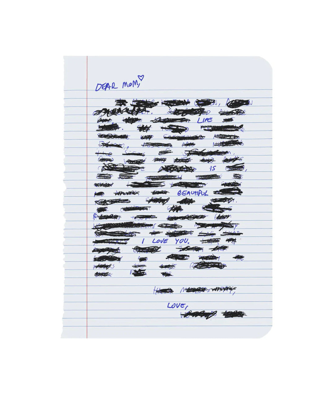 Dear Mom! (College Ruled) by Mr. Brainwash