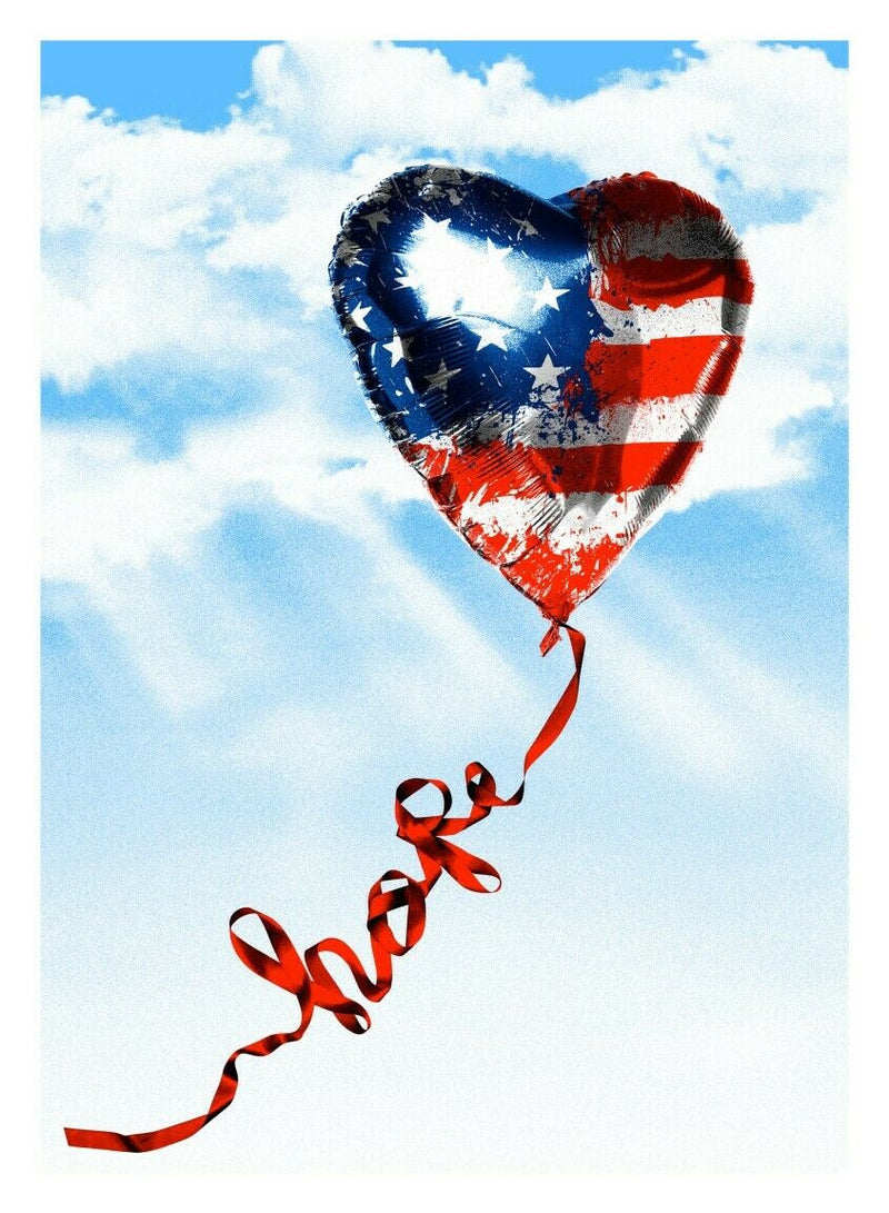 Hope (Independence Day) by Mr. Brainwash, 2020 8 -color limited edition screen print