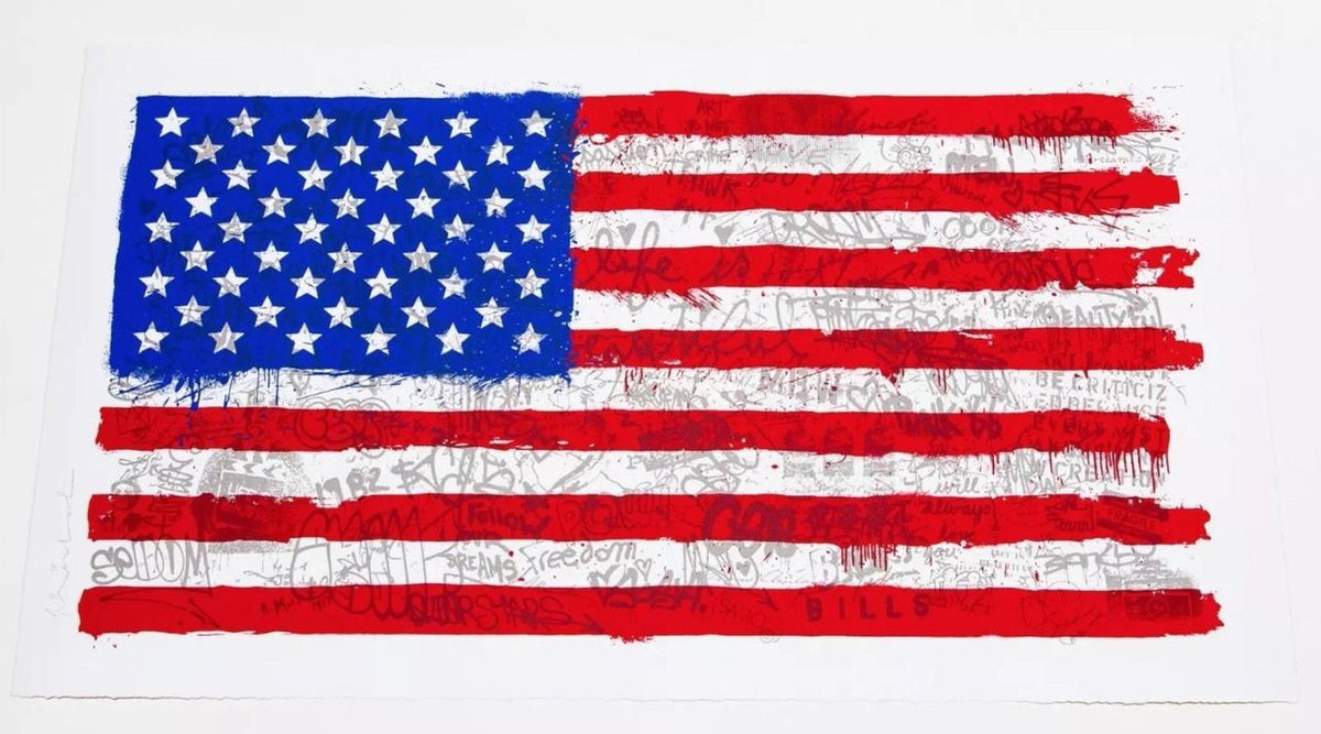 Independence by Mr. Brainwash, 2016 3 color screen print