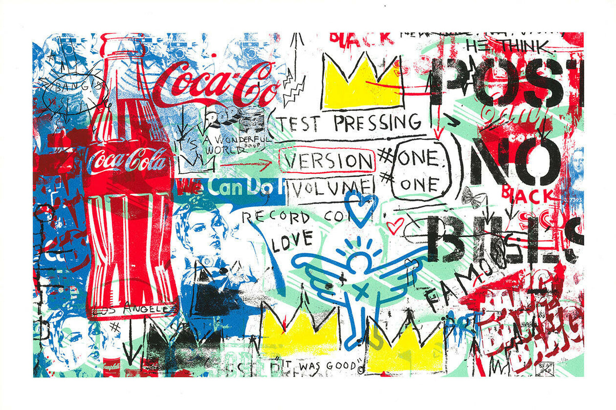 No Post, No Bills by Mr. Brainwash, 2021 3 color screen print
