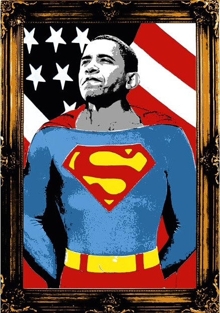 Obama Superman by Mr. Brainwash, 2008 silkscreen