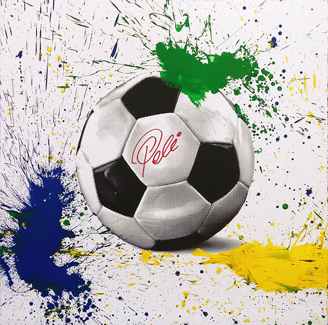 THE KING PELE BY MR. BRAINWASH