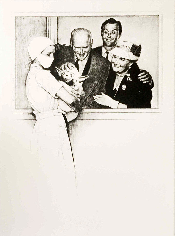 Yoda - It's a Boy by Mr. Brainwash, 2010 silkscreen