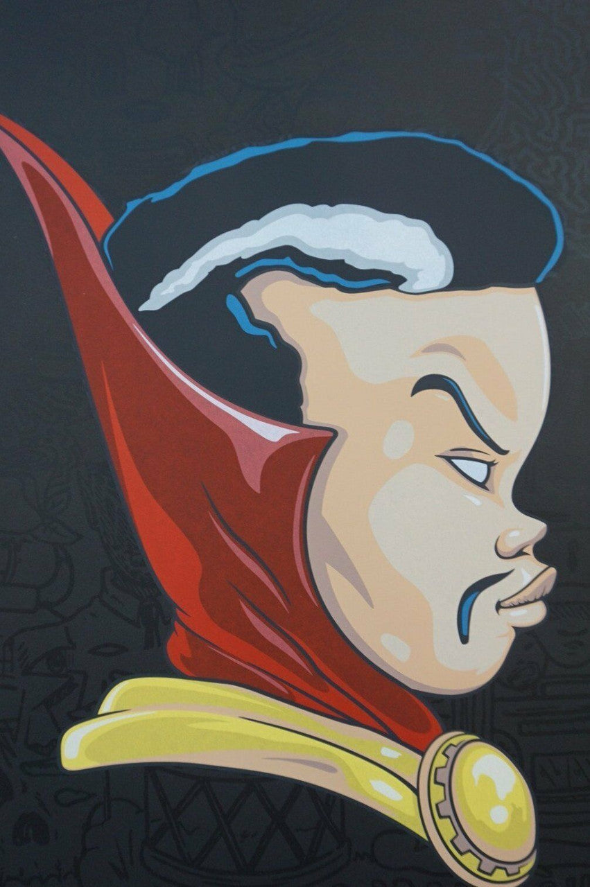 Dr. Strange (Papa Midnight) by Hebru Brantley, 2016 screen print