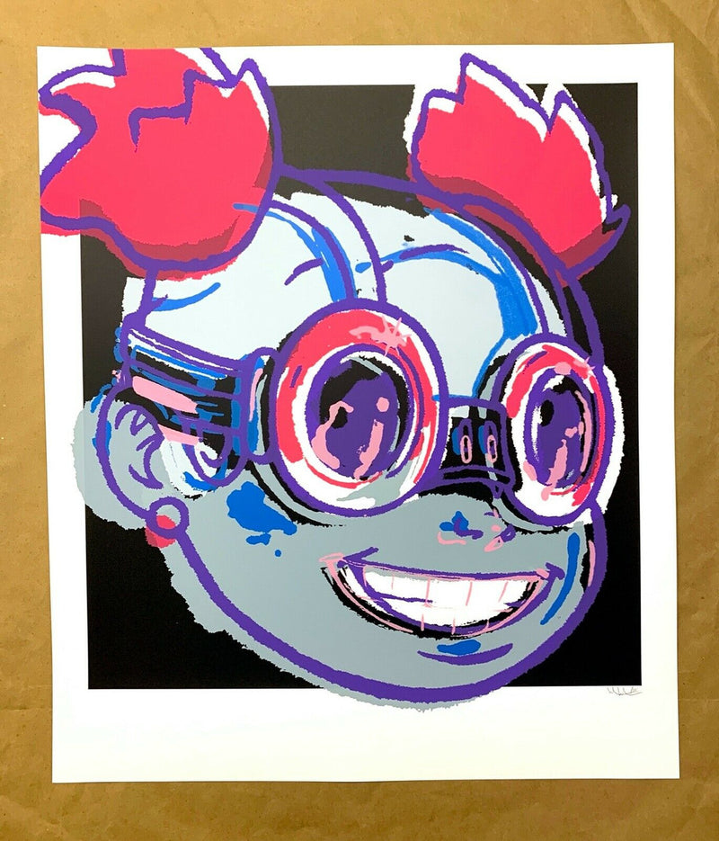 Hebru Brantley Lilac (Blue) by Hebru Brantley, 2020 7-colored screenprint