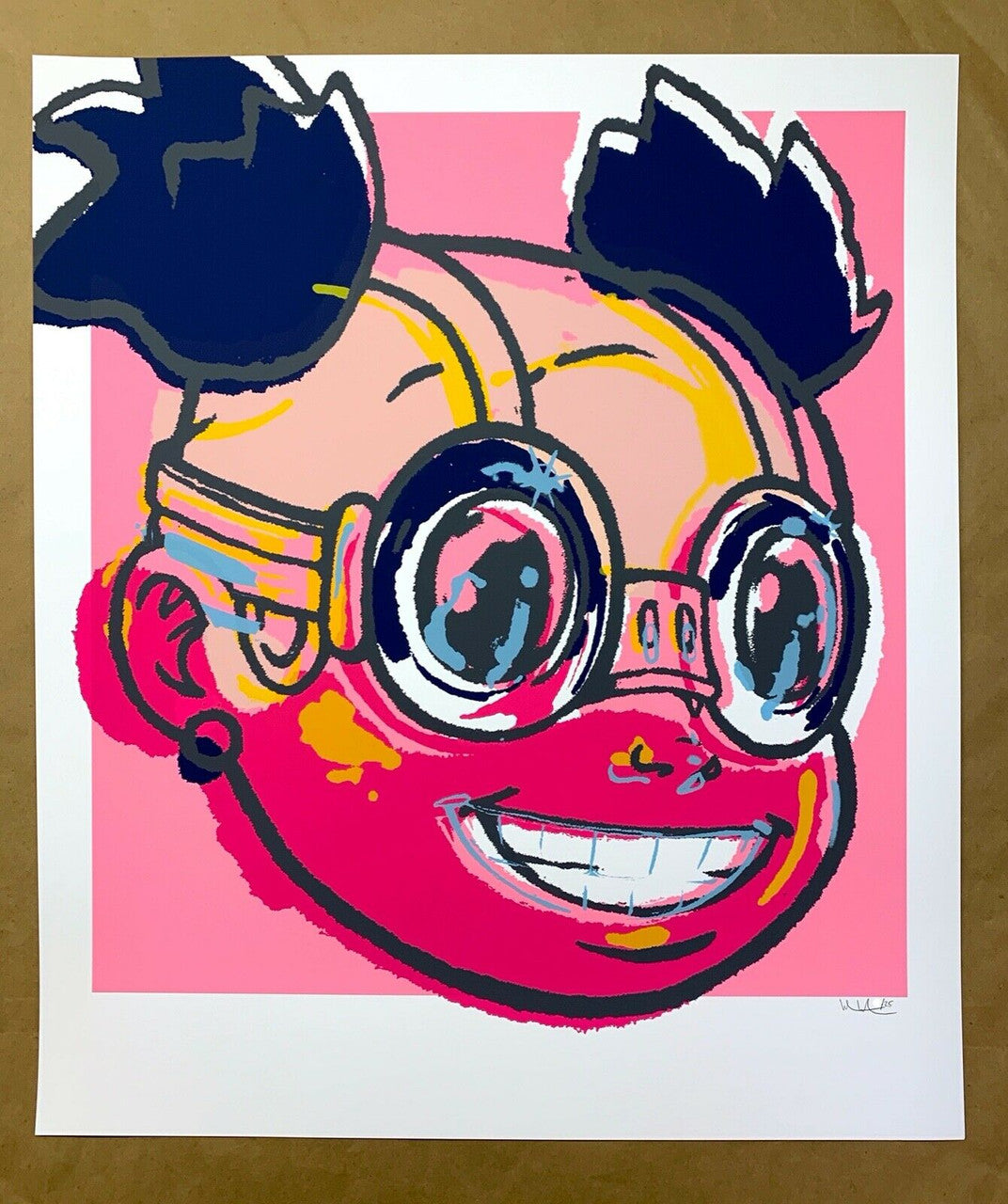 Hebru Brantley Lilac (Pink) by Hebru Brantley, 2020 7-colored screenprint