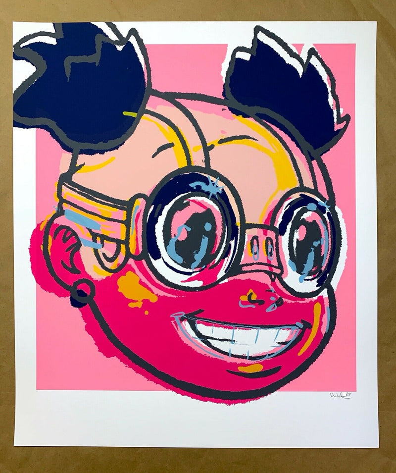 Hebru Brantley Lilac (Pink) by Hebru Brantley, 2020 7-colored screenprint