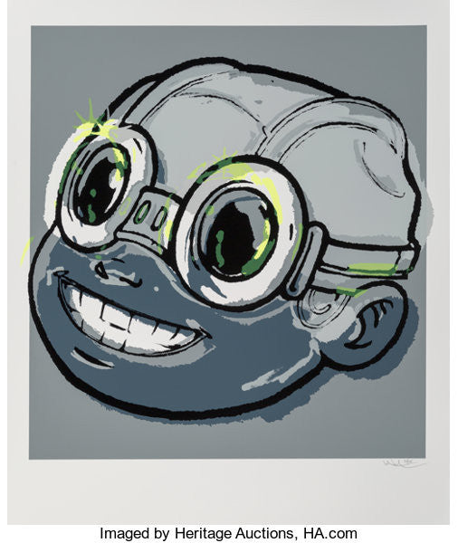 Smile (Volt) by Hebru Brantley, 2019 screen print
