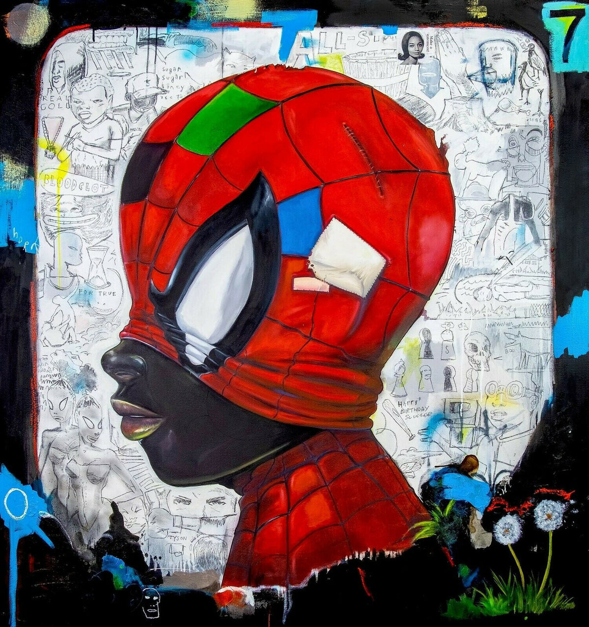 The Webs We Weave by Hebru Brantley, 2018 screen print