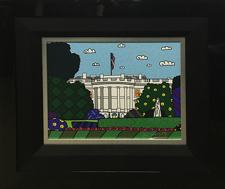 1600 Pennsylvania Avenue by Romero Britto, 2009 mixed media — detail 2