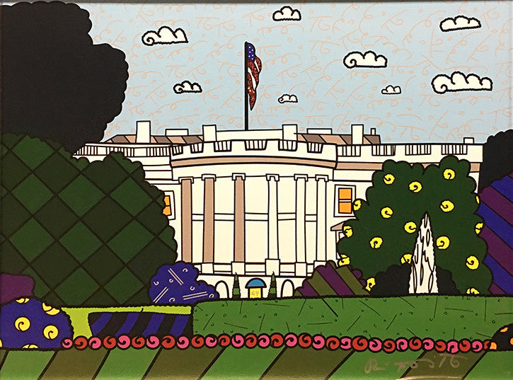 1600 Pennsylvania Avenue by Romero Britto, 2009 mixed media