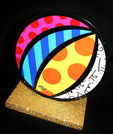Beach Ball by Romero Britto, enamel on aluminum