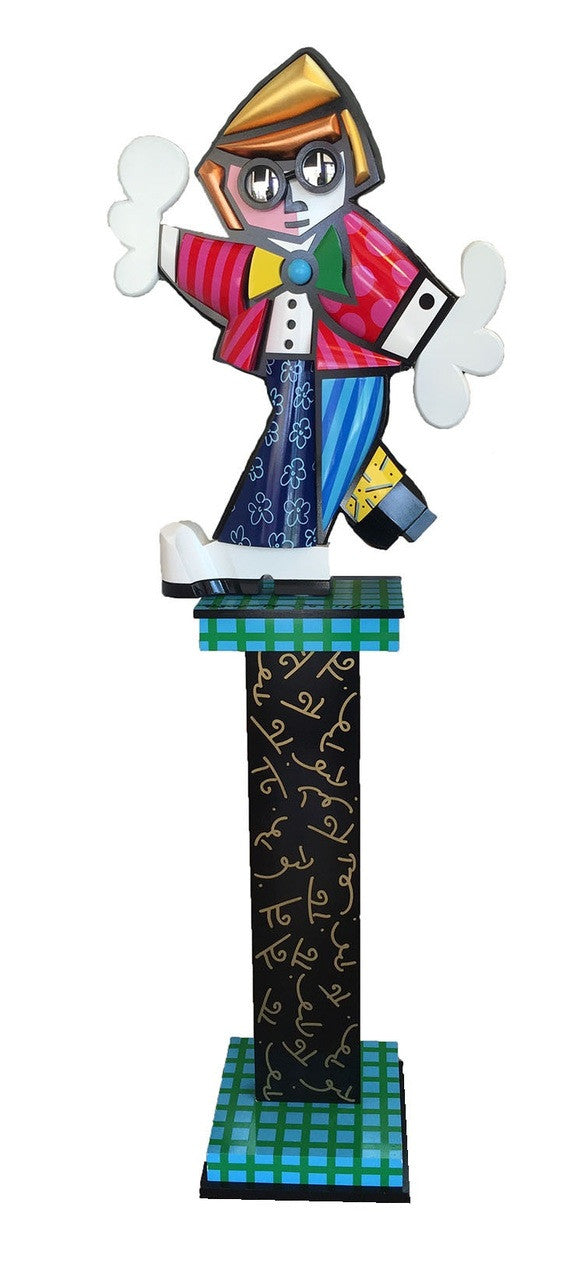Brendan by Romero Britto, mixed media sculpture