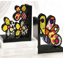 BUTTERFLY BOOKENDS BY ROMERO BRITTO