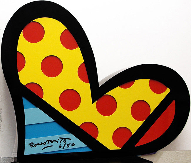 FOR YOUR HEART BY ROMERO BRITTO