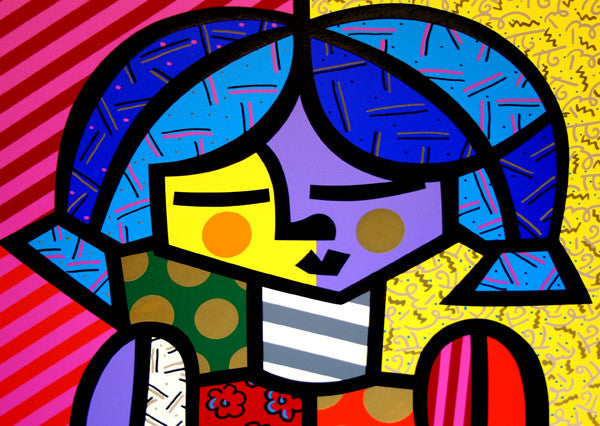Girls Suite: Country Girl by Romero Britto, serigraph