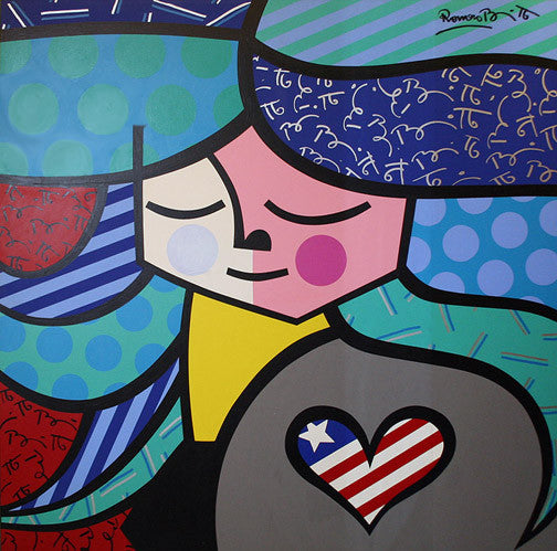 Jaquelininha by Romero Britto