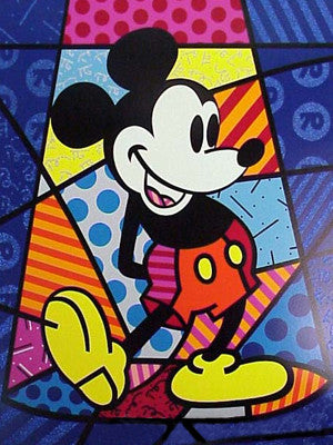Britto Mickey Mouse (Spotlight Mickey) by Romero Britto
