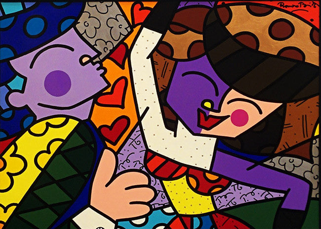 Never Ends by Romero Britto, 2000 oil on board