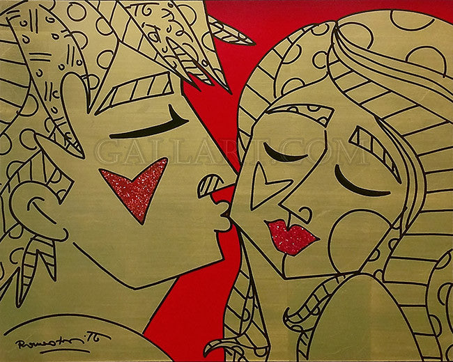 Red by Romero Britto, 2014 mixed media on canvas