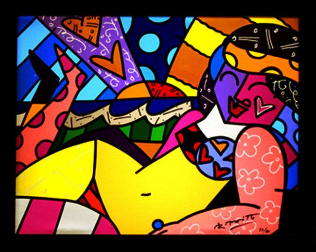 Unknown (Beach) by Romero Britto