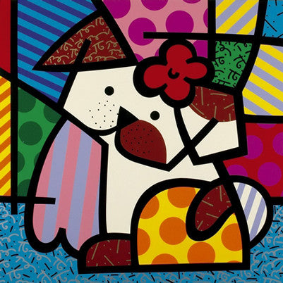 Valley Dog by Romero Britto, 2001 screenprint on paper
