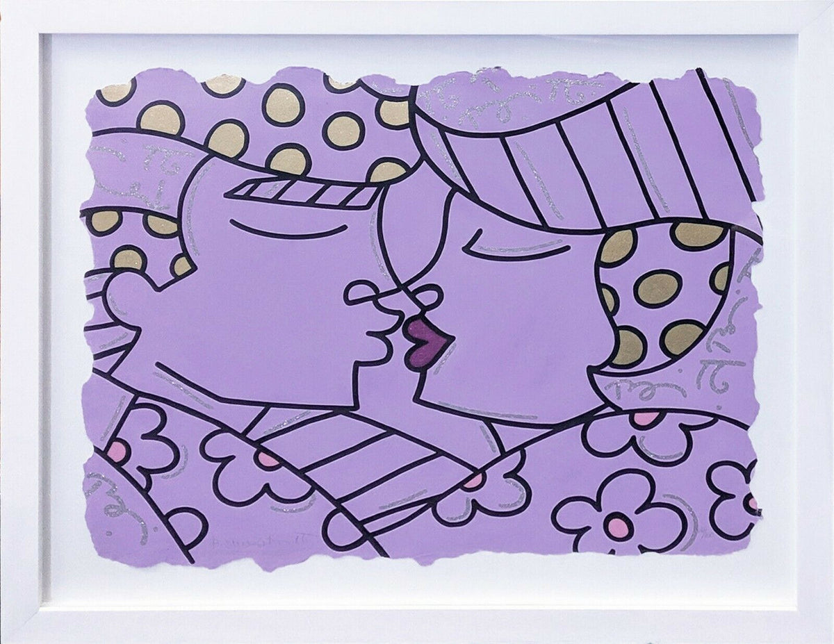 You Are So Wonderful by Romero Britto, 2001 screenprint