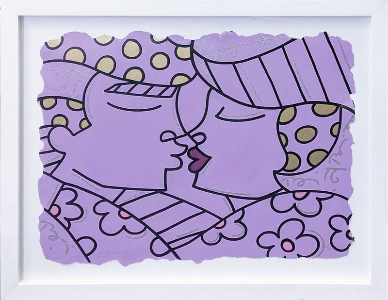 You Are So Wonderful by Romero Britto, 2001 screenprint