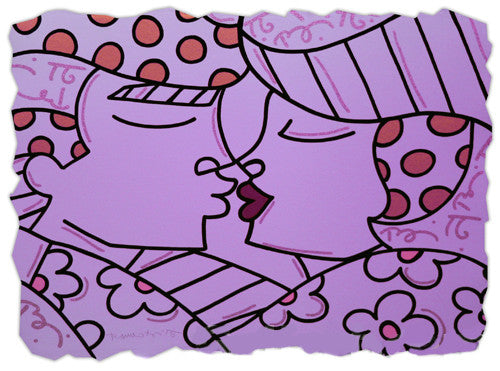 You Are So Wonderful (Purple) by Romero Britto