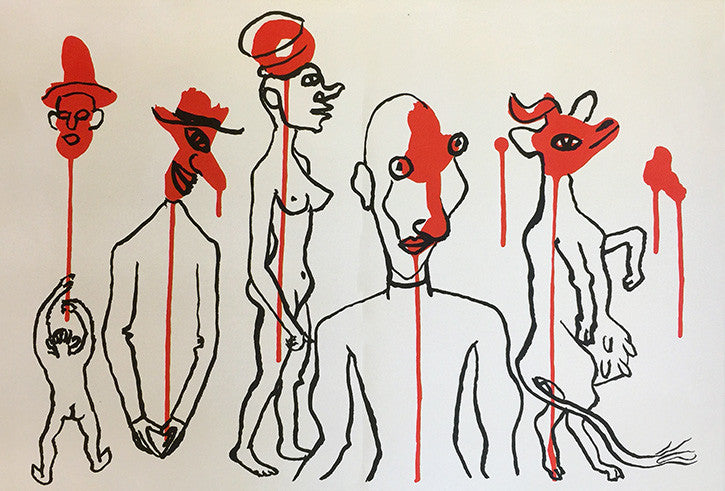Derriere Le Miroir Circus 4 by Alexander Calder, 1966 lithograph