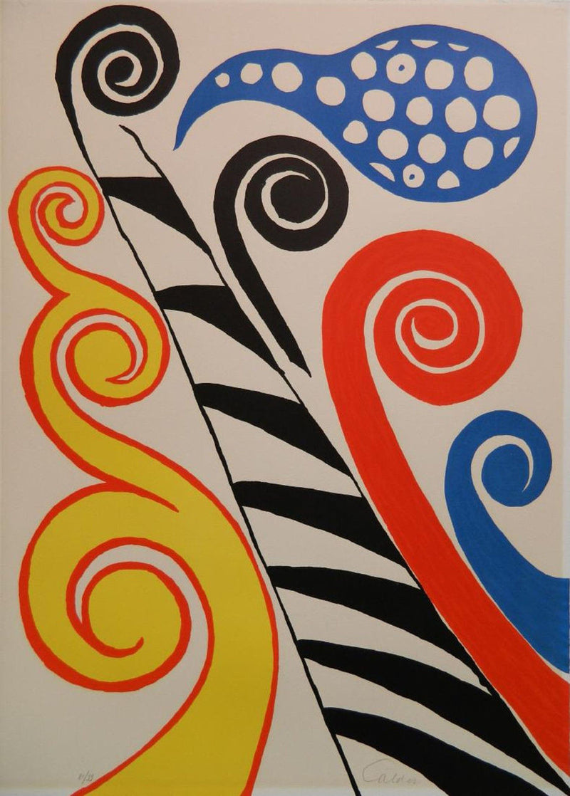 Fiesta by Alexander Calder, 1973 lithograph