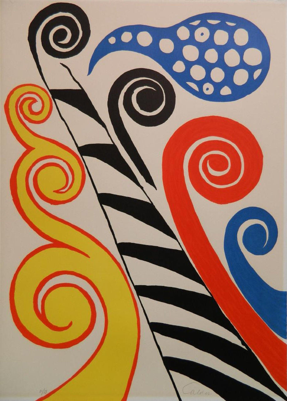 Fiesta by Alexander Calder, 1973 lithograph