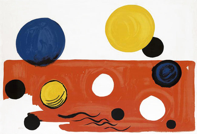 Landscape by Alexander Calder, 1975 lithograph