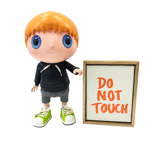 Do Not Touch (Multicolor) by Javier Calleja, 2020 mixed media sculpture