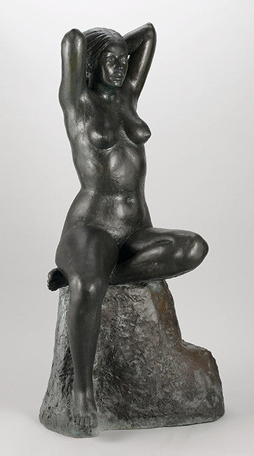 Nude by Felipe Castaneda by Artists Misc., 1985 bronze