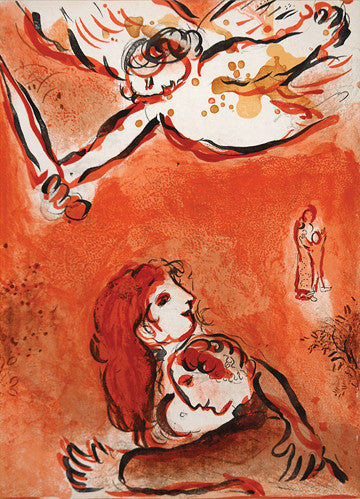 The Face of Israel by Marc Chagall, 1960 lithograph